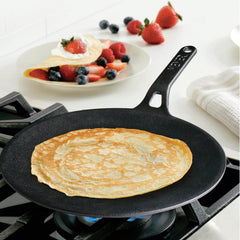 Meyer Cast Iron 2pcs Set - 25cm Grill pan + 26cm Roti Tawa
