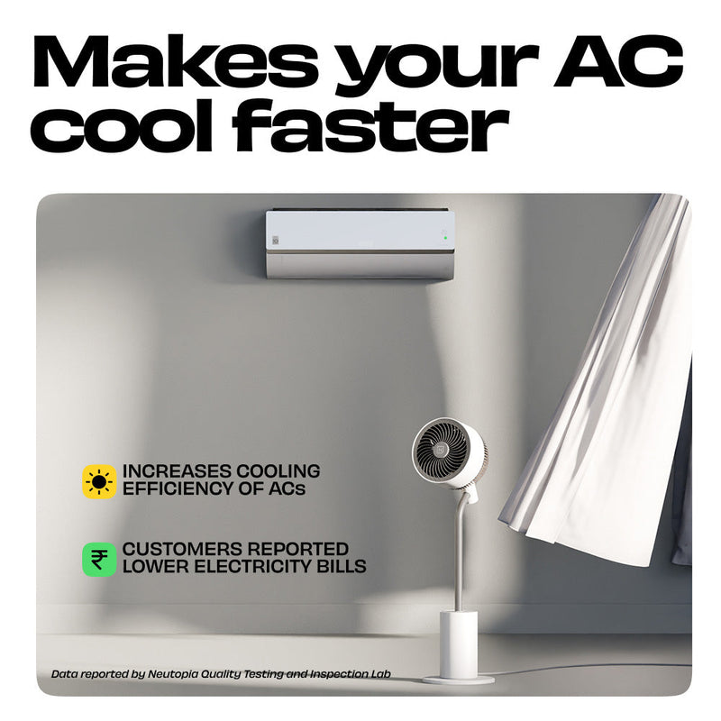 HĀLO v2 | 3D Air Circulation Fan with Mood Lamp