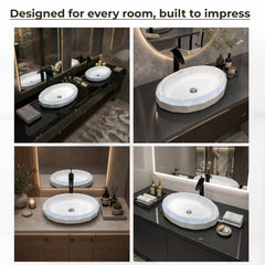 Plantex Ceramic Basin for Bathroom/Table Top Ceramic Basin/Washbasin for Bathroom - (NC-938)-6