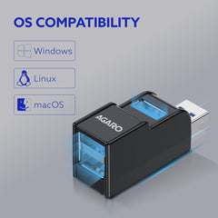 AGARO 3-Port USB Hub, USB 3.0 Data Hub with High-Speed 5Gbps Transfer-7