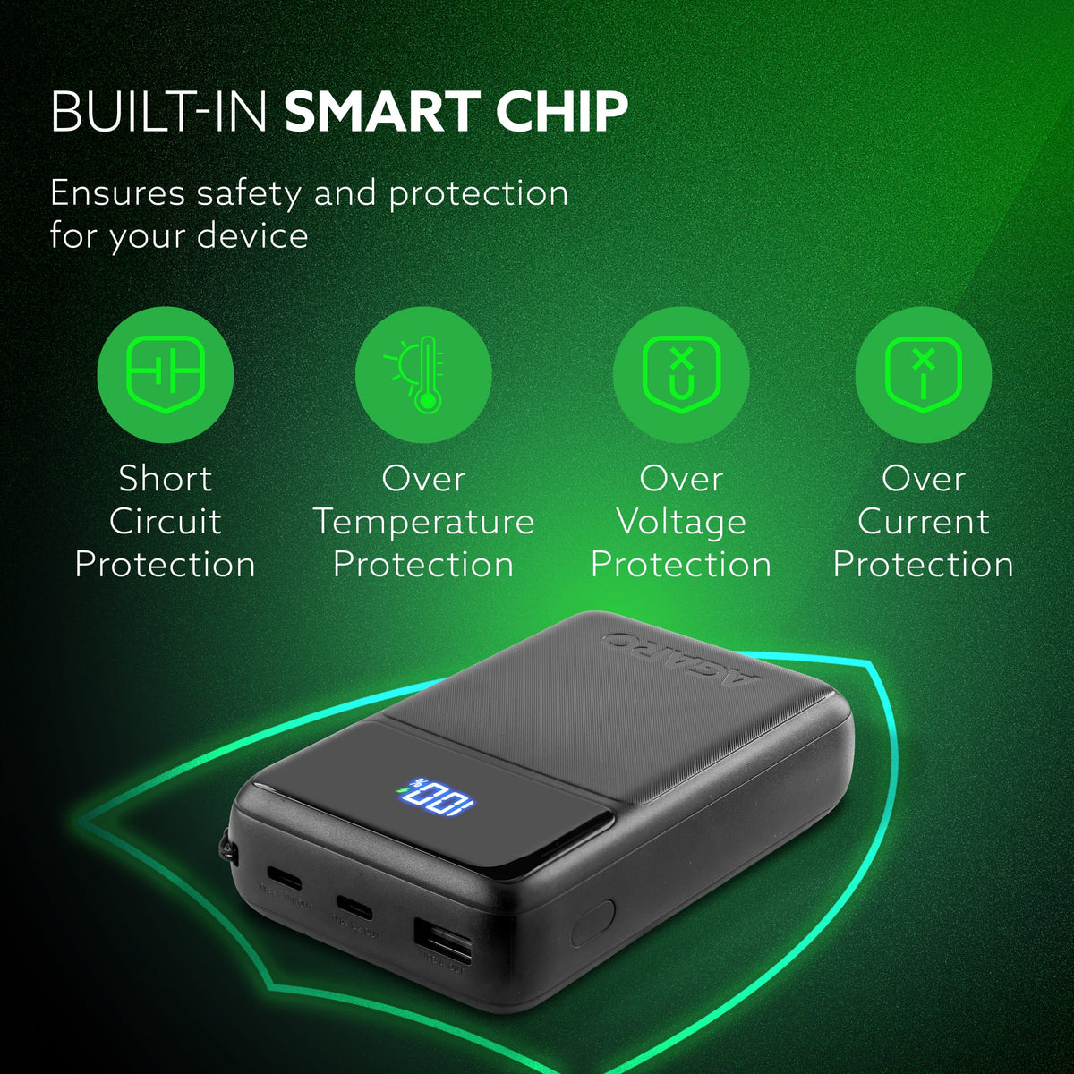 AGARO Spark 20000 mAh Compact Power Bank, 45W Quick Charging for Smartphones-7