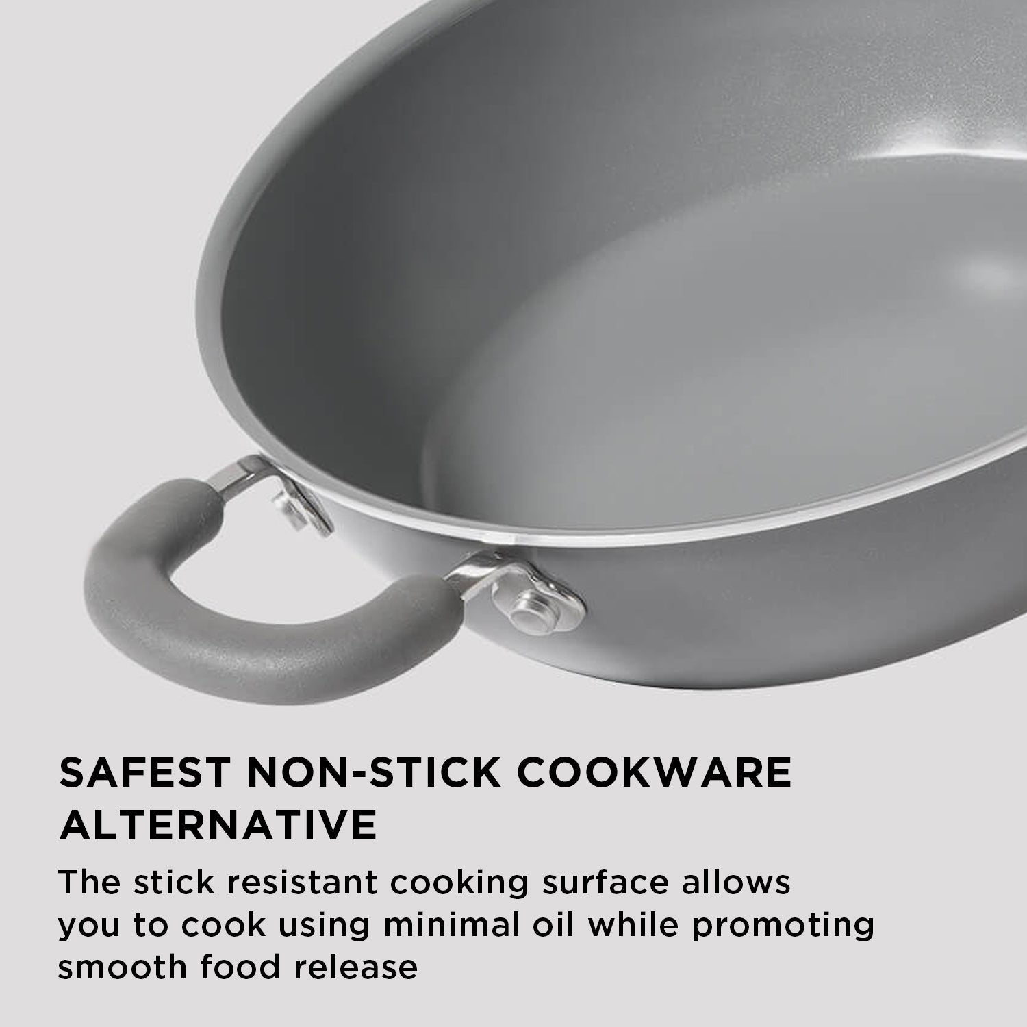 Meyer Anzen Ceramic Coated Cookware 4pcs Set - 26cm Wok/Kadai with Lid + 30cm Wok/Kadai with Lid