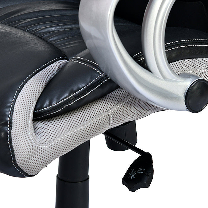 Nilkamal Travis High Back Office Chair Black/Grey)