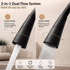 Plantex Flexible Sink Cock for Kitchen/Sink Tap with Pull Down Sprayer-5