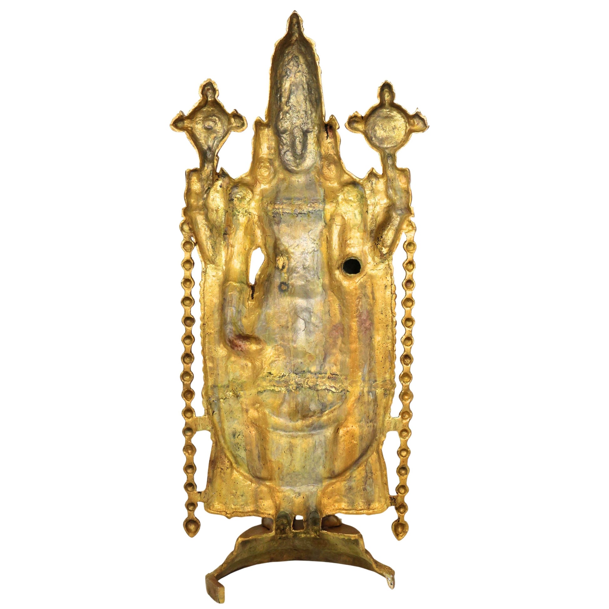 Brass Venkateswara Balaji Srinivasa Govinda Tirupati Perumal Idol Statue for Temple Home Decor Pooja 120cm, Gold, 47 Inch, 4ft,  1 Piece