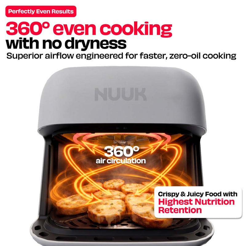 World's 1st 100% Toxin-Free ILAG® Certified CeramicTech™ Air Fryer with XL Basket | BRĪSK