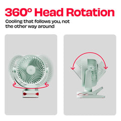 Personal Clip Fan with SharkGrip™ | KLĪP