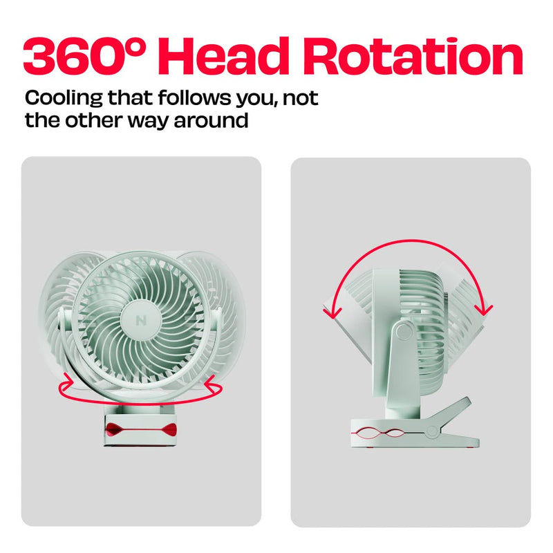Personal Clip Fan with SharkGrip™ | KLĪP