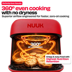 World's 1st 100% Toxin-Free ILAG® Certified CeramicTech™ Air Fryer with XL Basket | BRĪSK