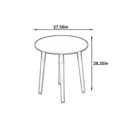 Ayla Outdoor Patio Seating Set 2 Chairs and 1 Table Set (Beige)