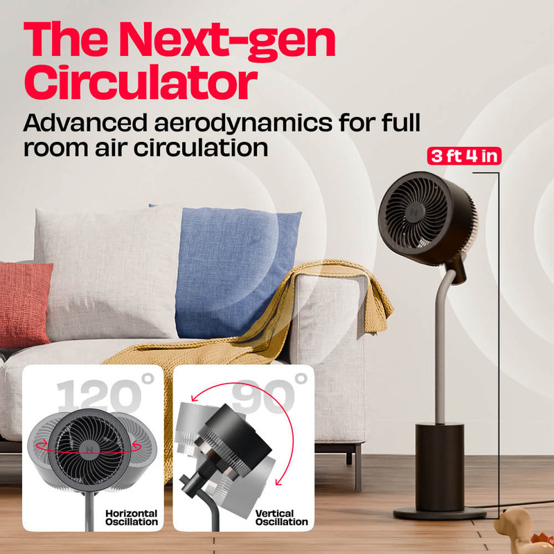 India’s Most Silent Smart 3D Air Circulation Fan with NUUK App | HĀLO [v2 LĪNKD]
