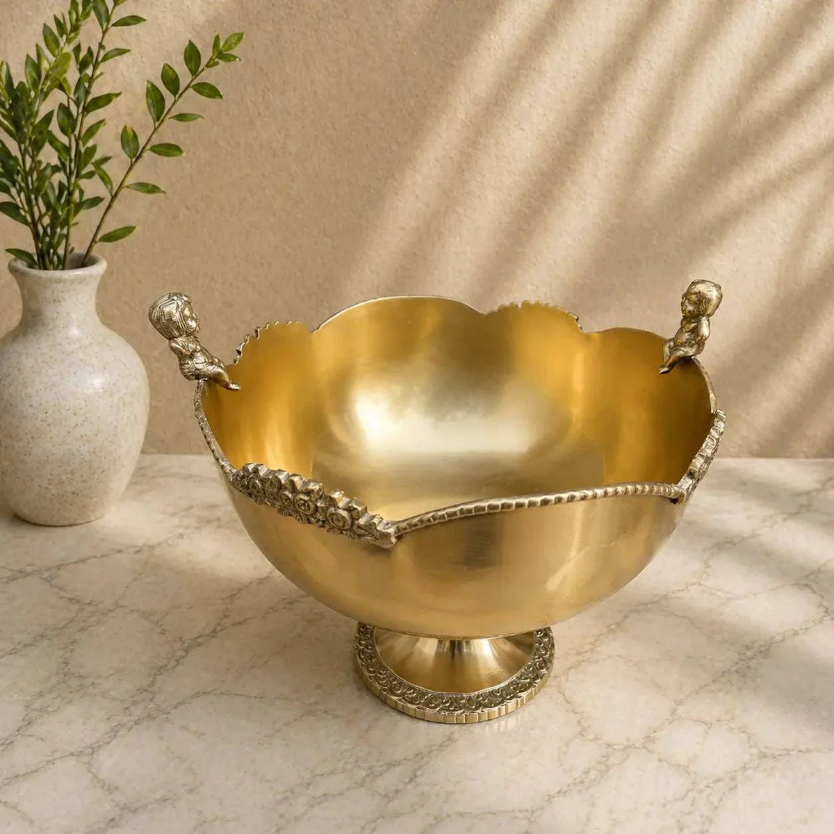 Brass Royal Design Decorative Fruit Bowl