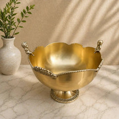 Brass Royal Design Decorative Fruit Bowl