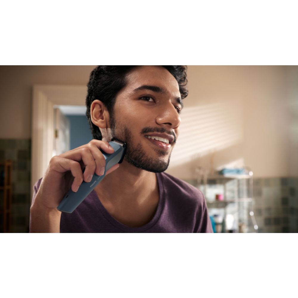 Philips Beard Trimmer 1000 Series, Self-Sharpening Blades, 60 min Runtime (BT1247/18)