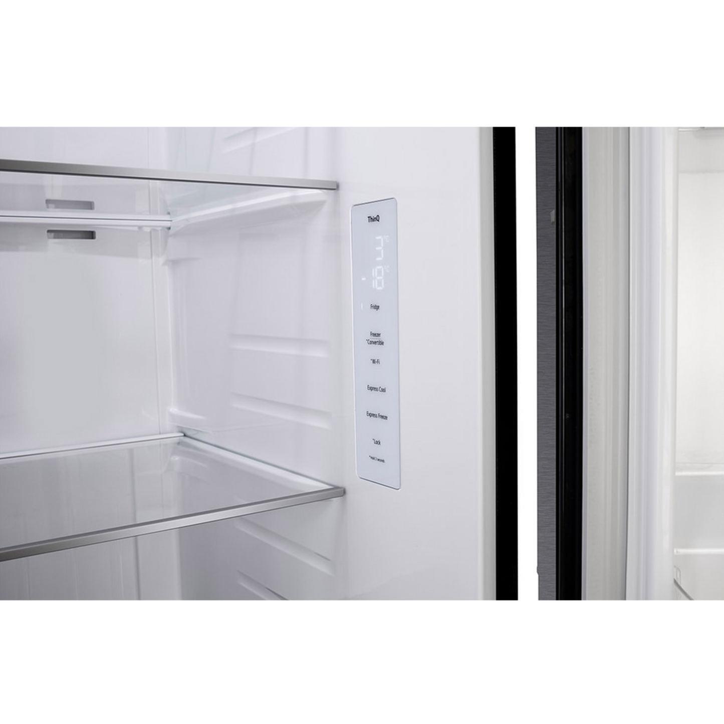 LG 630 Litres 3 Star Frost Free Side by Side Door Smart Wifi Enabled Refrigerator with Multi Air Flow (GL-L257CMC3, Matt Black)