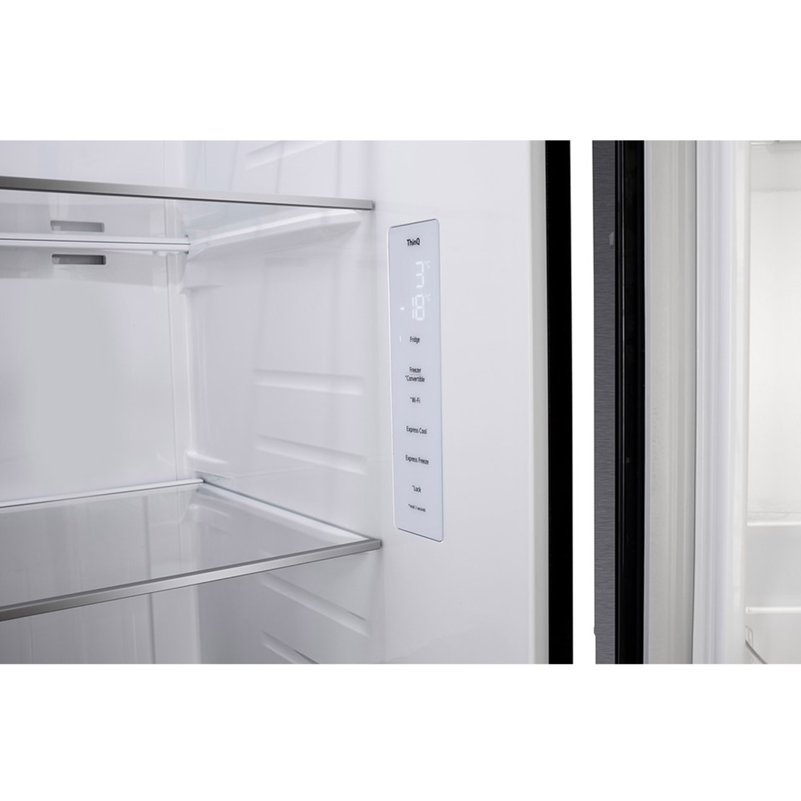 LG 630 Litres 3 Star Frost Free Side by Side Door Smart Wifi Enabled Refrigerator with Multi Air Flow (GL-L257CMC3, Matt Black)