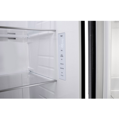 LG 630 Litres 3 Star Frost Free Side by Side Door Smart Wifi Enabled Refrigerator with Multi Air Flow (GL-L257CMC3, Matt Black)