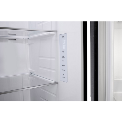 LG 630 Litres 3 Star Frost Free Side by Side Door Smart Wifi Enabled Refrigerator with Multi Air Flow (GL-L257CMC3, Matt Black)