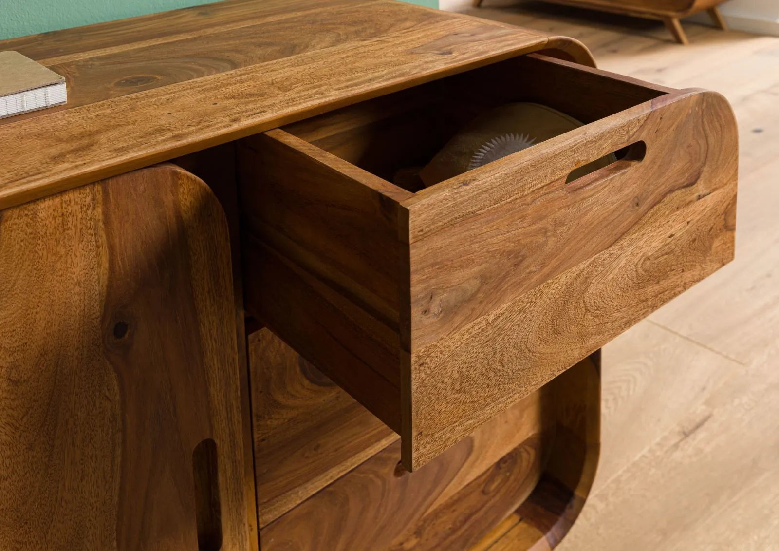 Marwar  Solid Sheesham Wood Storage Cabinet