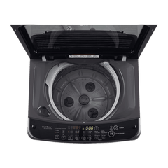 LG 8 kg 5 Star Inverter Fully Automatic Top Load Washing Machine (T80AJMB1Z.ABMQEIL, Stainless Steel Tub, Middle Black)