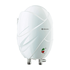 BAJAJ Flora 3 Litre 4 Star Vertical Instant Geyser with Swirl Flow Technology (White)