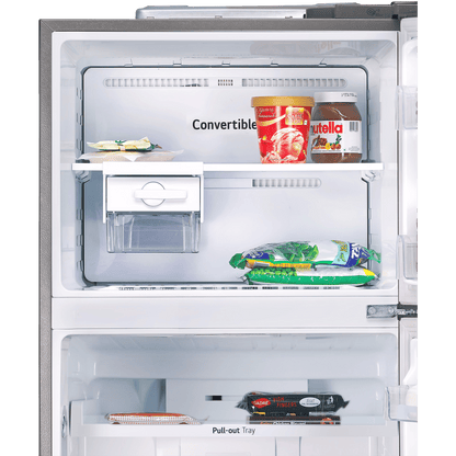 LG 446 Litres 1 Star Frost Free Double Door Convertible Refrigerator with Door Cooling Plus Technology (GL-T502CPZR, Shiny Steel)