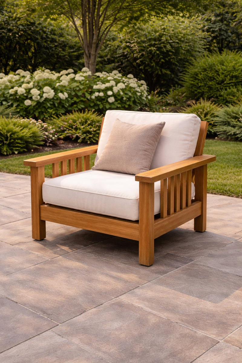 URBAN 1 Seater TEAK Wood Sofa