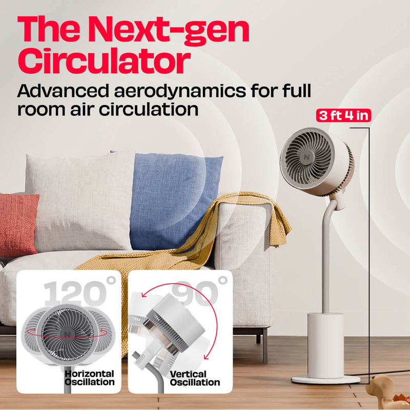 India’s Most Silent Smart 3D Air Circulation Fan with NUUK App | HĀLO [v2 LĪNKD]