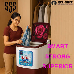 Reliance 8 kg Washer only Maroon (RSTW80BG - 20 Min Soak Function & 15 Min Wash)-2