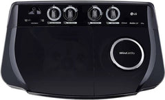 LG 8 kg Semi Automatic Top Load Washing Machine Black (P8035SKMZ)-4