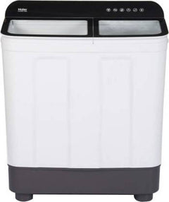 Haier 8.5 kg Semi Automatic Top Load Washing Machine Black, White (HTW85-178BK)-1