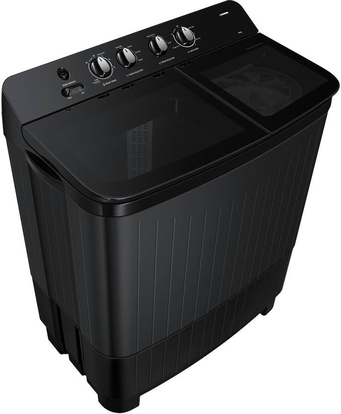 Samsung 8/8 kg Washer with Dryer with In-built Heater Black (Semi Controlling WT08A4260GD/TL)-1
