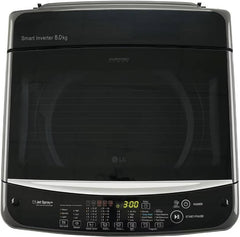 LG 8 kg Fully Automatic Top Load Washing Machine Black (T80SNMB1Z)-4