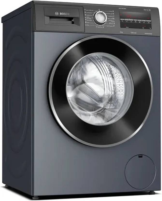 Bosch 8 kg Fully Automatic Front Load Washing Machine with In-built Heater Black (WAJ2446KIN)-1