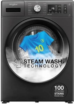 Whirlpool 8 kg Fully Automatic Front Load Washing Machine with In-built Heater Grey (XS8014BYME)-1