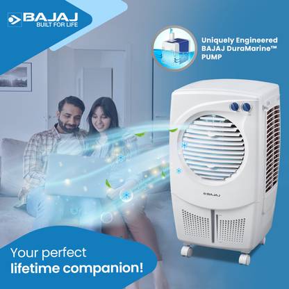 BAJAJ 24 L Room/Personal Air Cooler (White, PMH 25 DLX (480126))