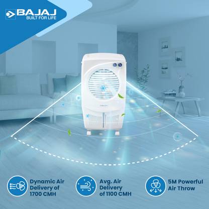 BAJAJ 24 L Room/Personal Air Cooler (White, PMH 25 DLX (480126))