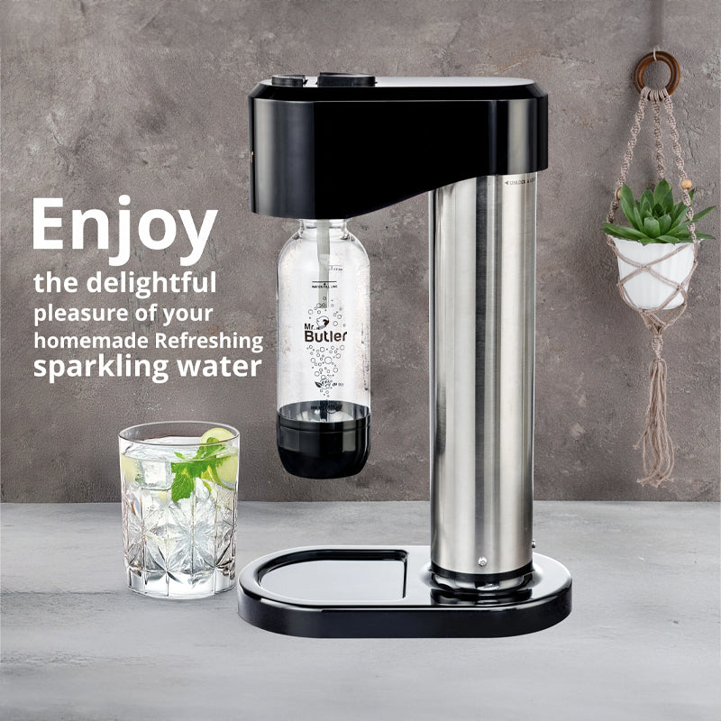 Instafizz Soda Maker – Jumbo Pack with 2 cylinders and 4 PET Bottles