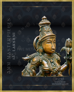 Lakshmi - Panchaloha Bronze Icon - 15" Standing - Masterpieces Collection