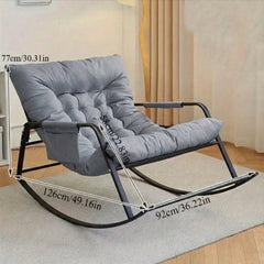 GlideSerenity Sleeping Rocking Chair | Smooth Motion Comfortable chair for Relaxation & Restful Sleep