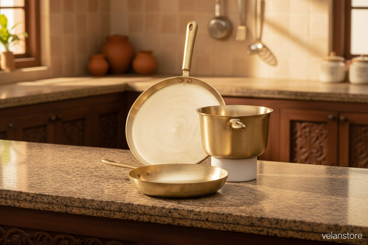 Bronze/Kansa Cookware Combo