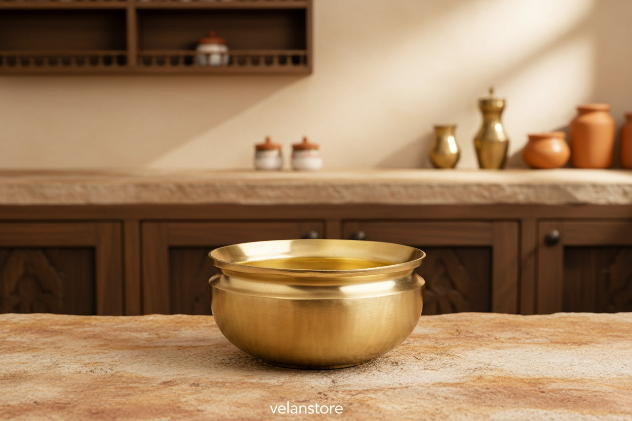 Bronze Pana/Vengala Chatti (9")