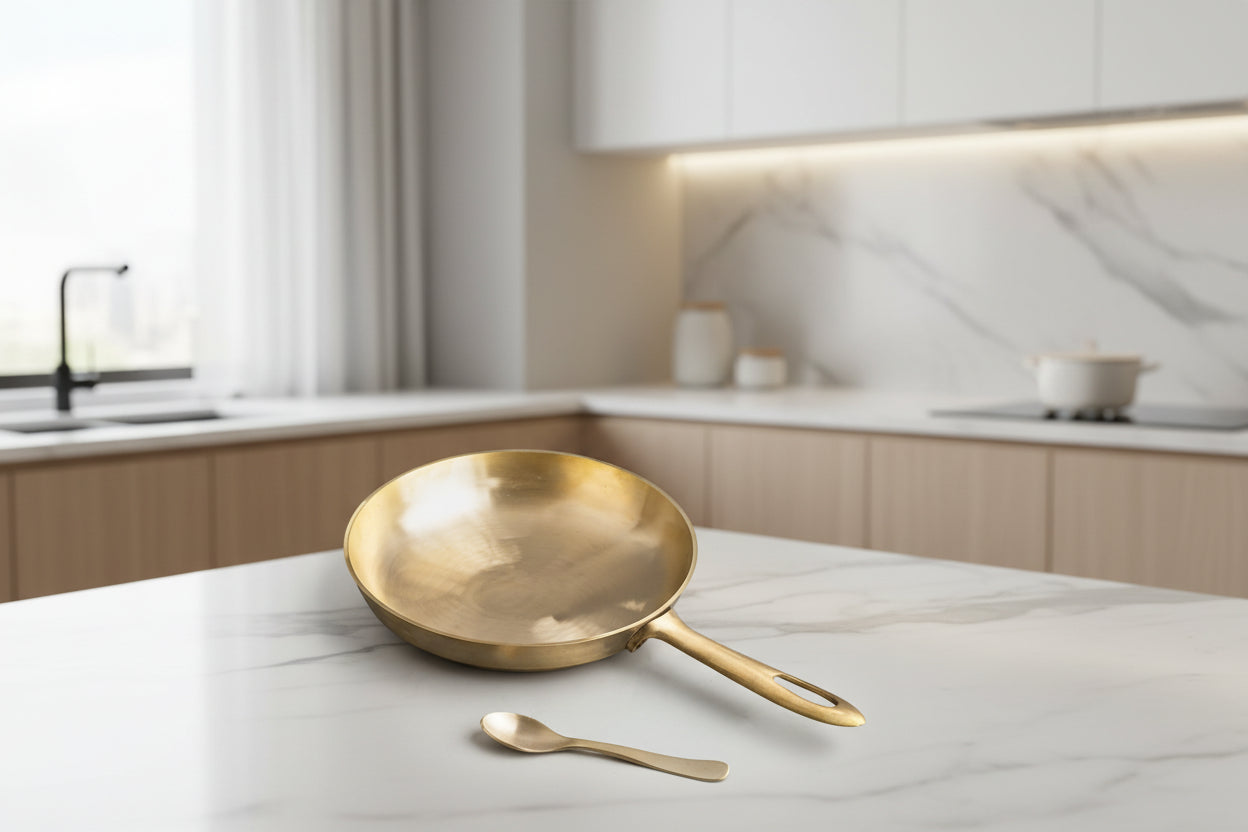Pure Bronze Sauté/Fry Pan