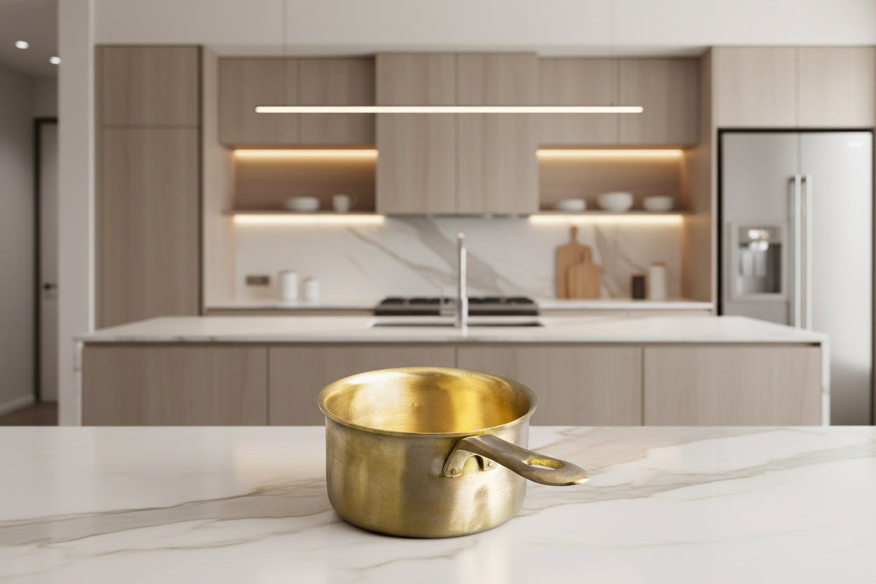 Bronze Milk Sauce Pan (2 liter)