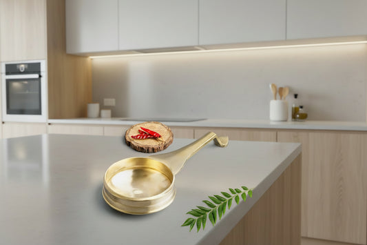 Traditional Bronze/Kansa Val Uruli - [Medium]