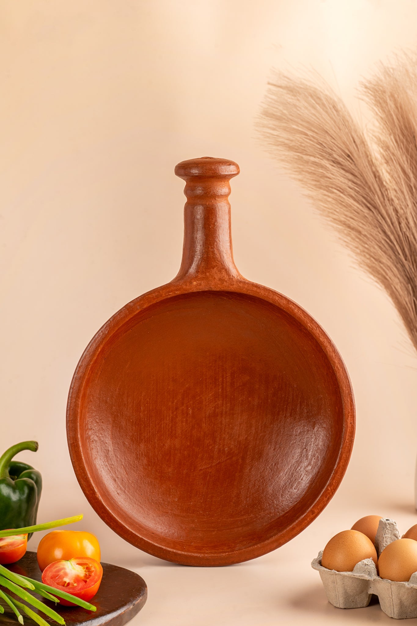 Red Clay Sauté/Fry Pan