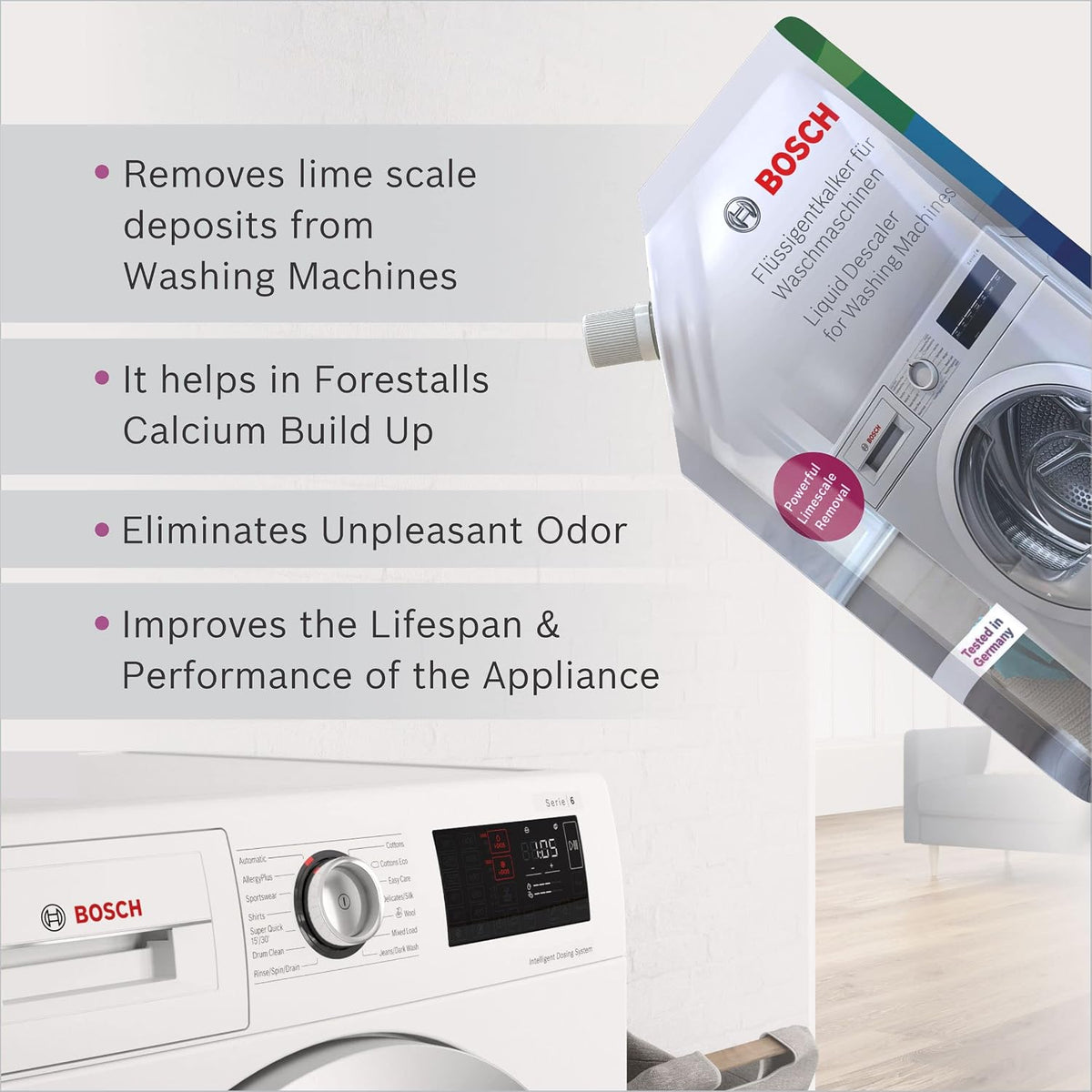 Bosch Liquid Descaler for Washing Machine – 200ml