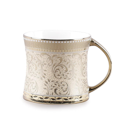 Clay Craft Ceramic Mug - 6 Pieces, Multicolour, 210 Milliliter