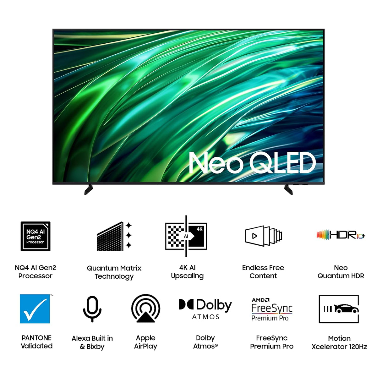 Samsung 138 cm (55 inches) Neo-QLED 4K Mini LED QNX1D Series AI Smart TV QA55QNX1DAULXL (Graphite Black)-2