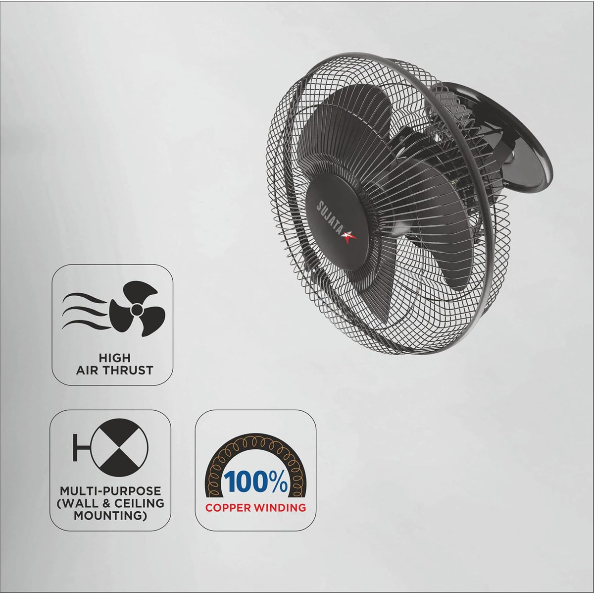 Sujata SCF2700 HS 280 mm High Speed Cabin Fan-4
